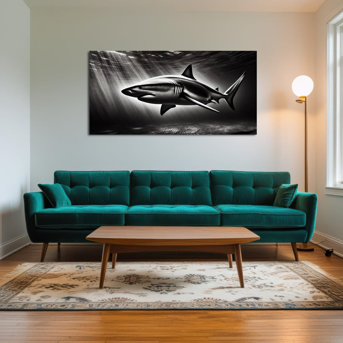 AUTO-MOCKUP ROOM | Bull Shark Grayscale