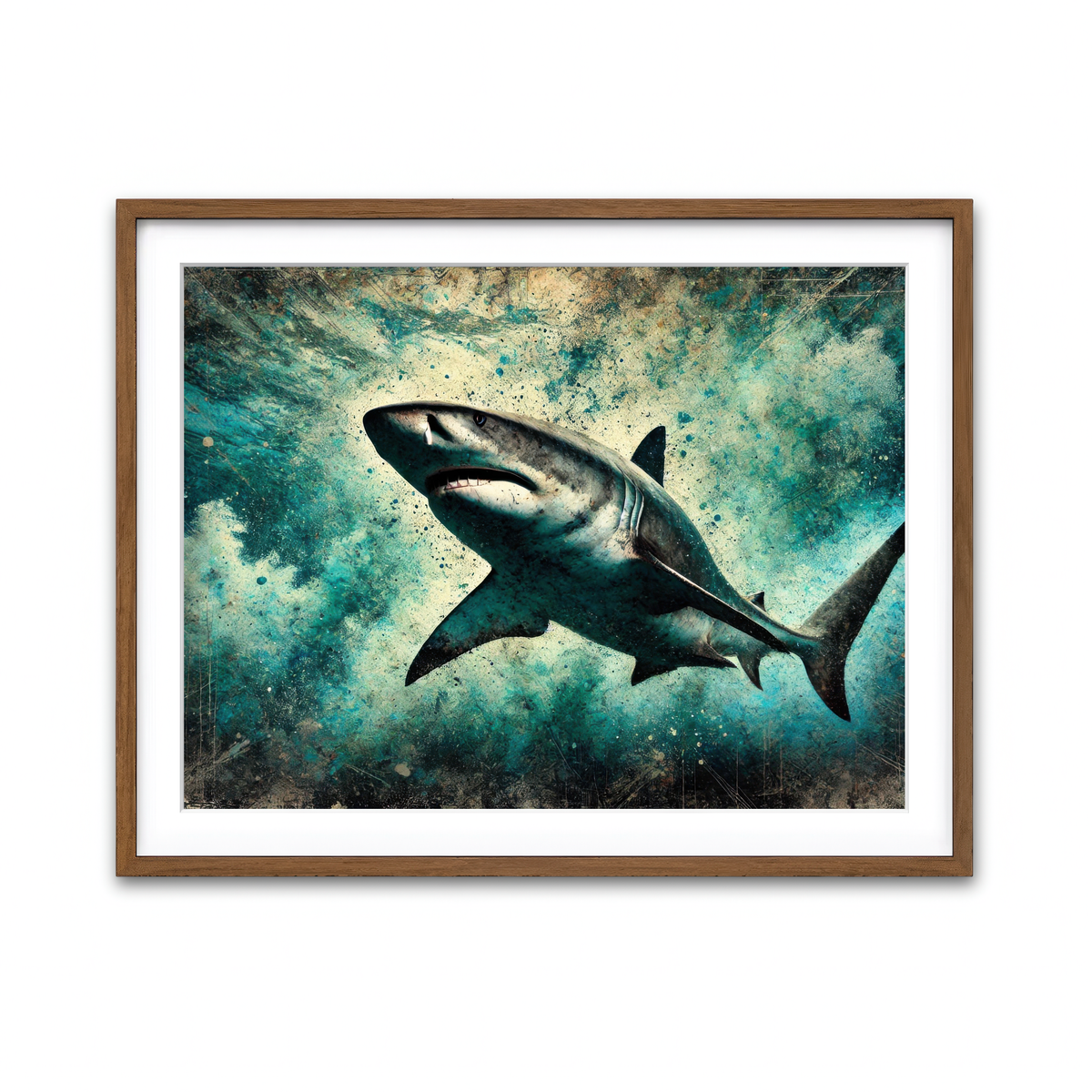 Framed Print 4x3 Walnut