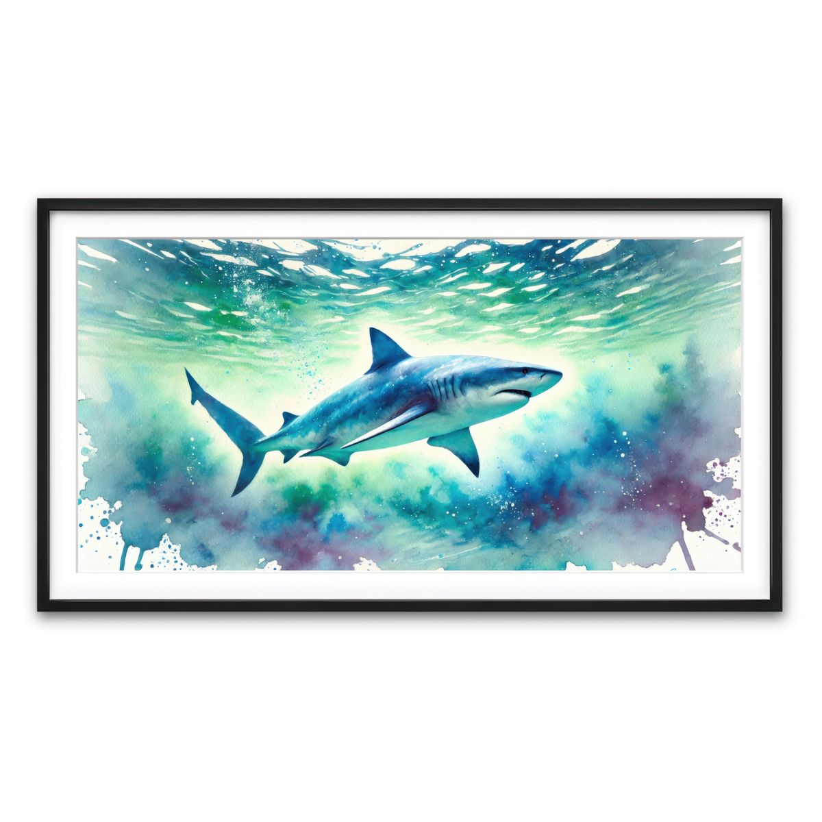 Framed Print 2x1 Black