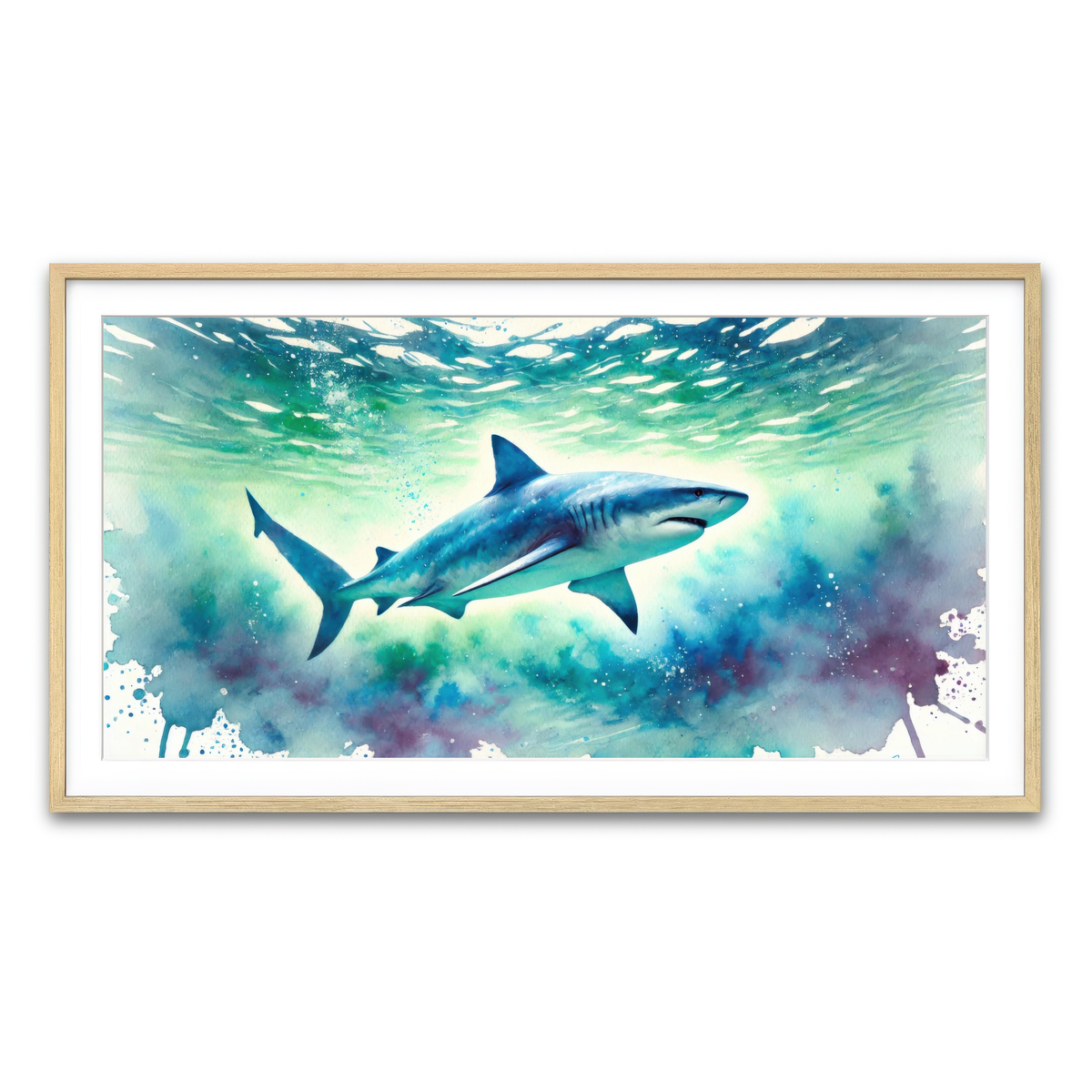 Framed Print 2x1 Natural