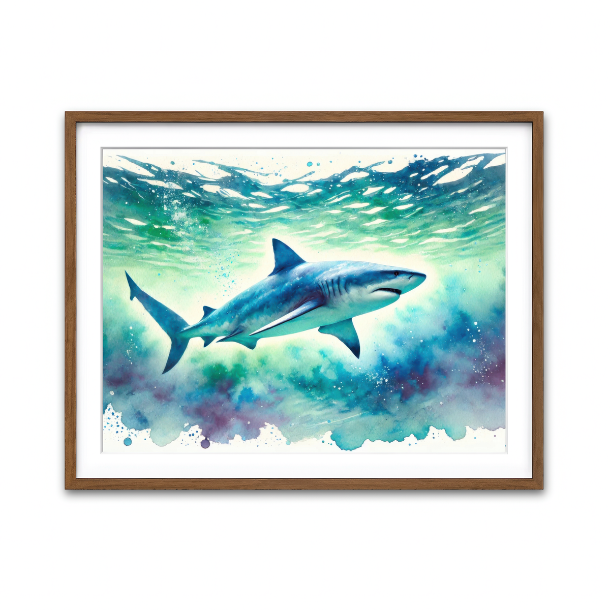 Framed Print 4x3 Walnut