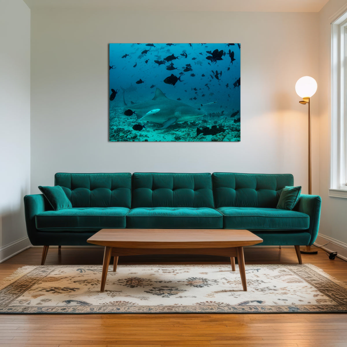 AUTO-MOCKUP ROOM | Bull Shark and Reef Fish