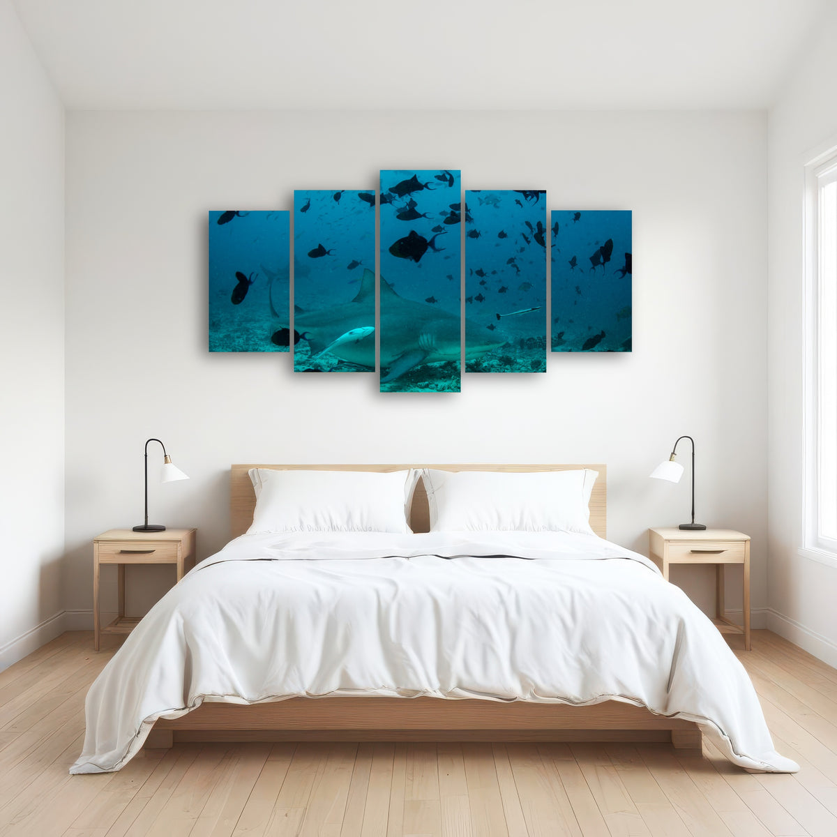 AUTO-MOCKUP ROOM | Bull Shark and Reef Fish