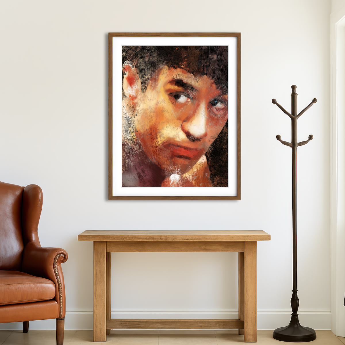 AUTO-MOCKUP ROOM | Bull Wall Art