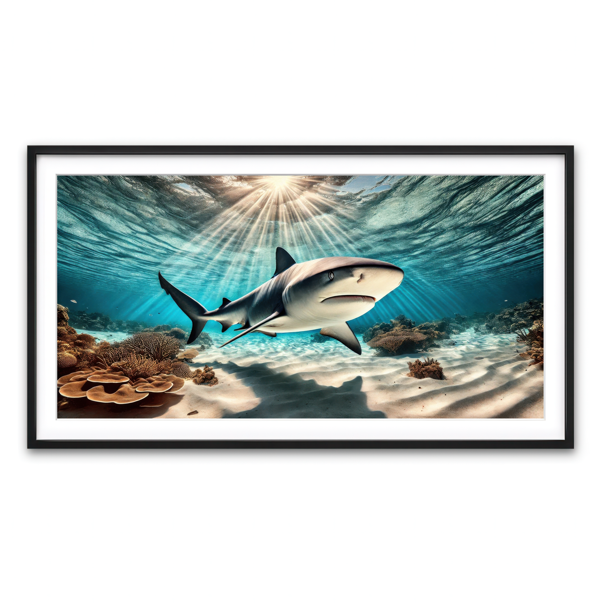 Framed Print 2x1 Black