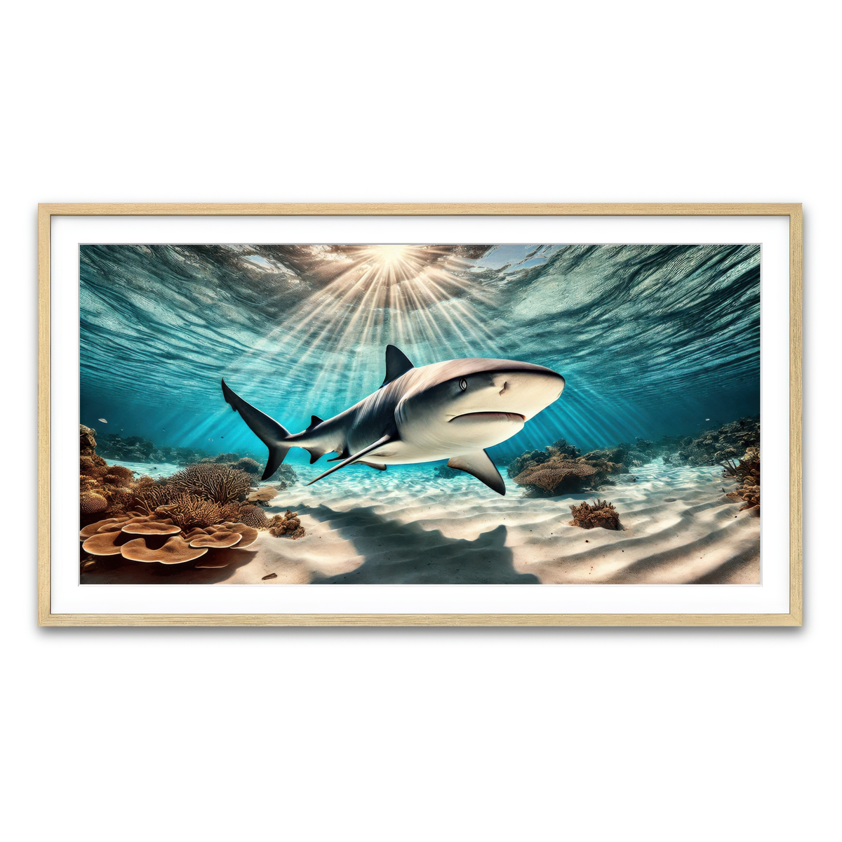 Framed Print 2x1 Natural