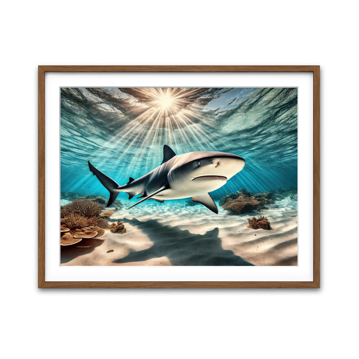 Framed Print 4x3 Walnut