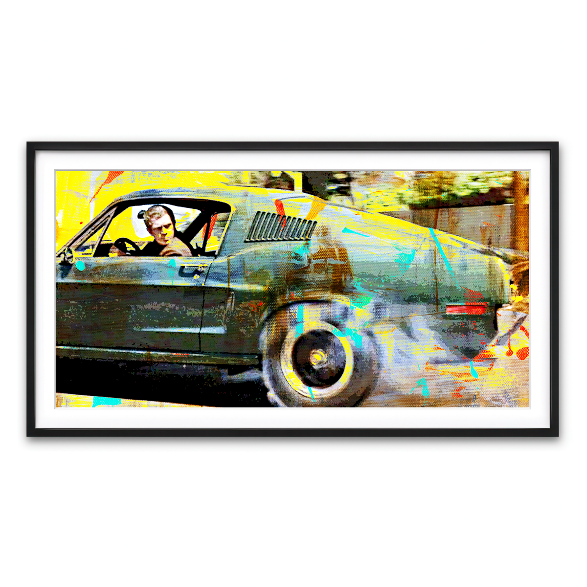 Framed Print 2x1 Black