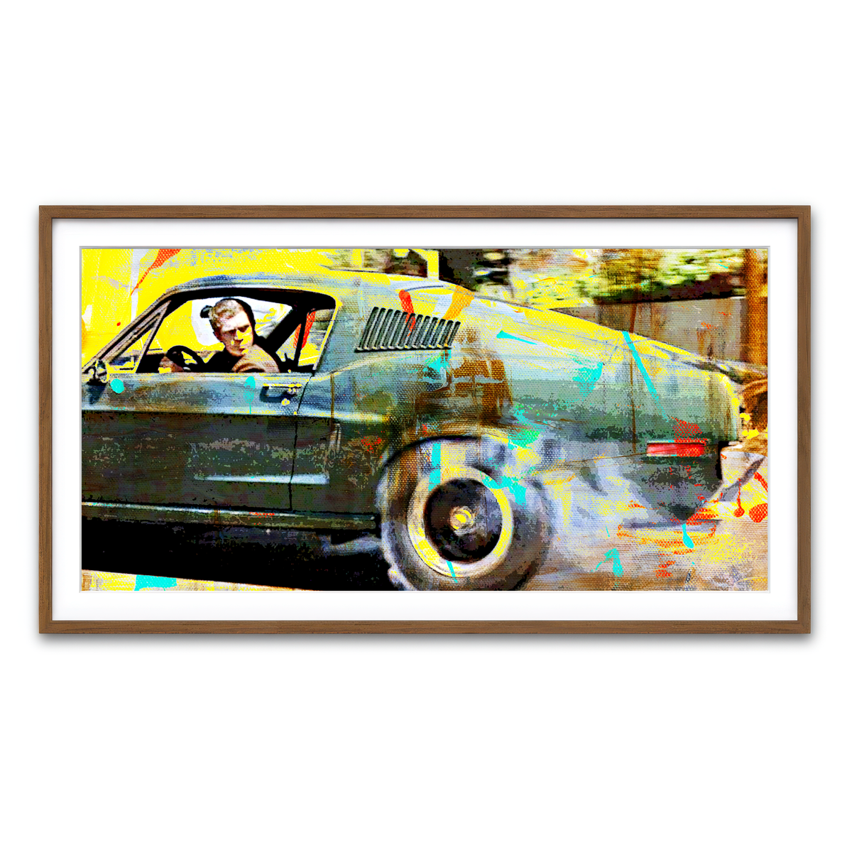 Framed Print 2x1 Walnut