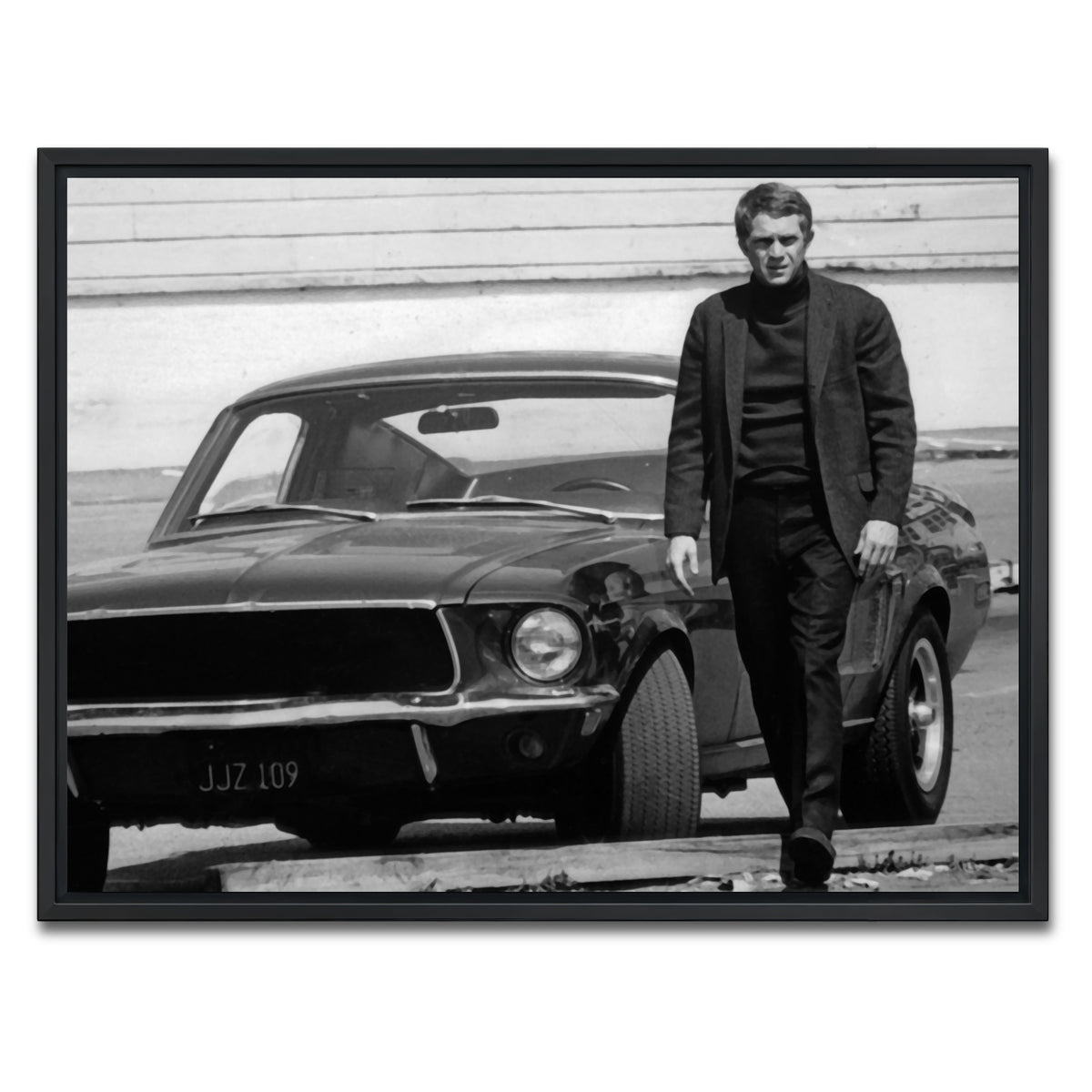 AUTO-MOCKUP WHITE | Bullitt | 1 Piece | Black Framed Canvas | group=4x3
