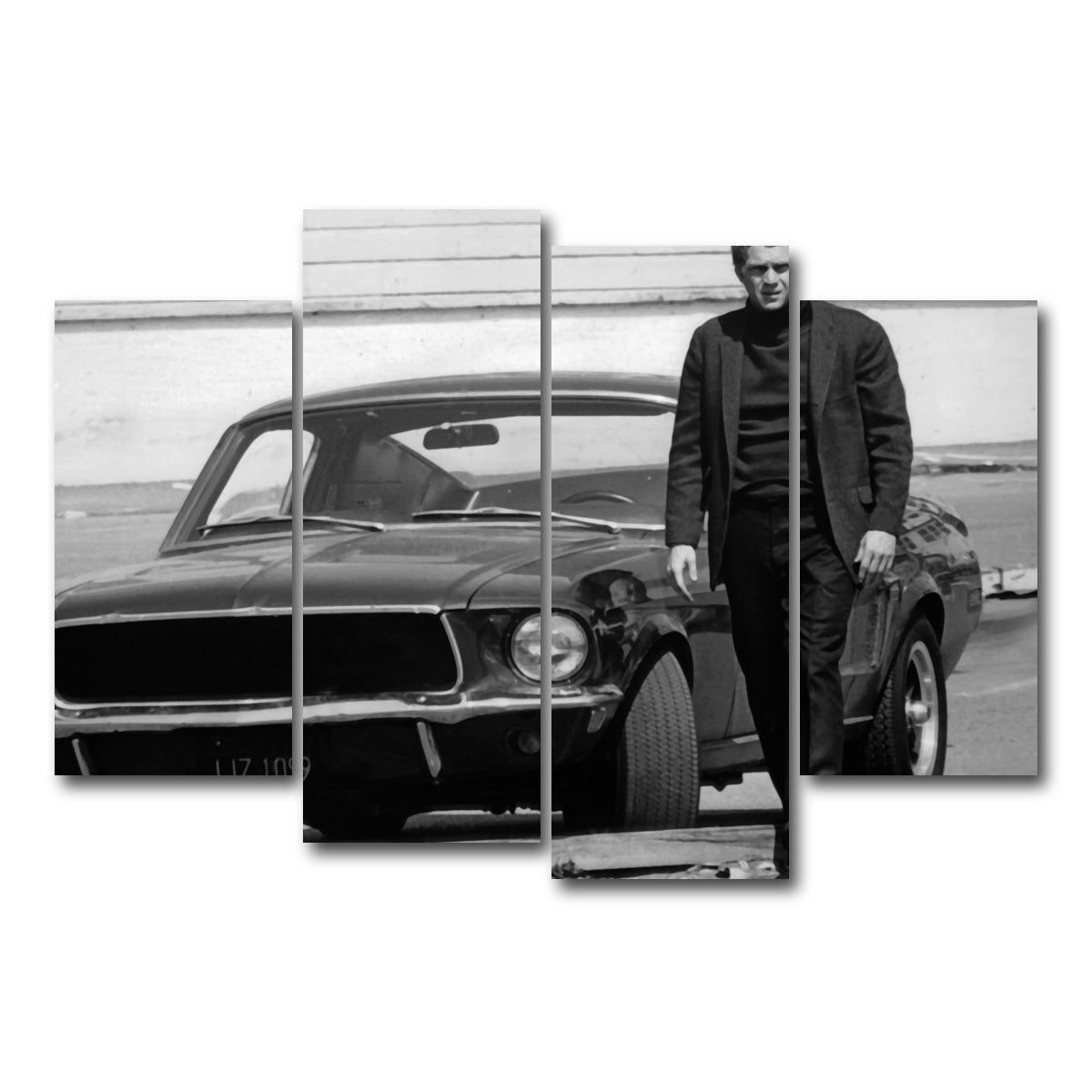 AUTO-MOCKUP WHITE | Bullitt | 4 Piece | Gallery Wrap Canvas | group=4_short