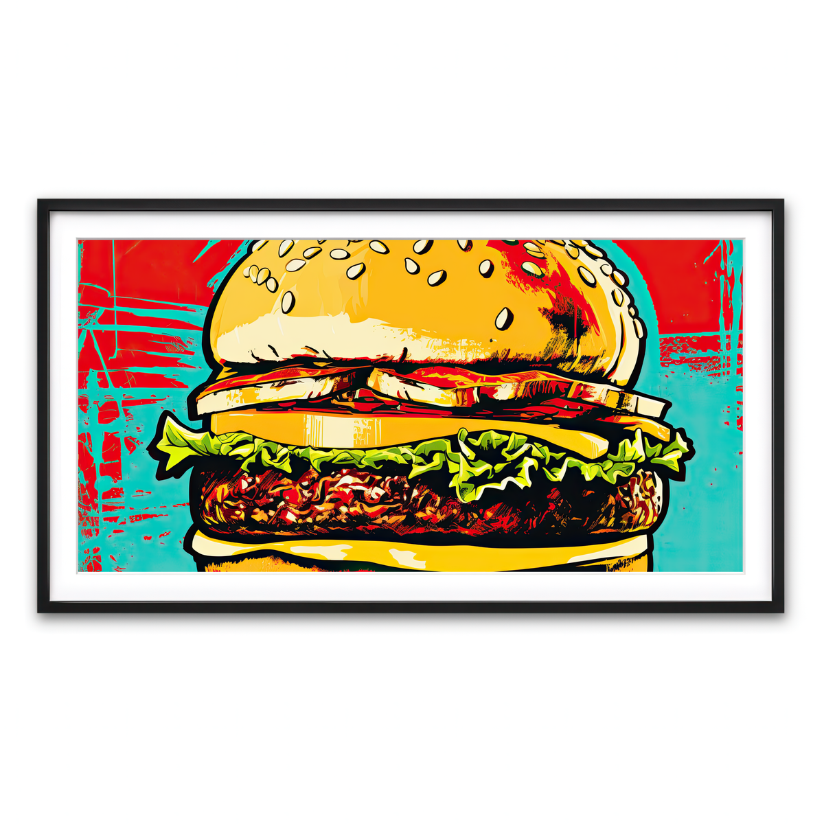 Framed Print 2x1 Black