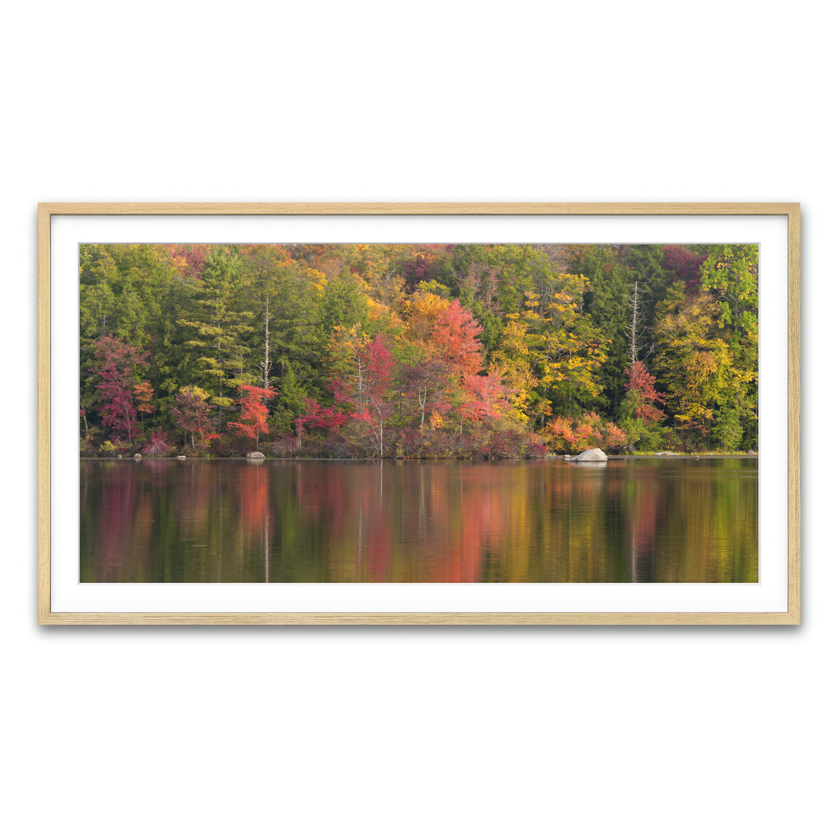 Framed Print 2x1 Natural