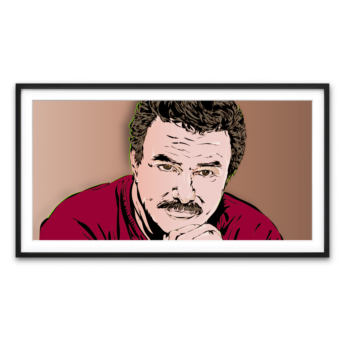 Framed Print 2x1 Black