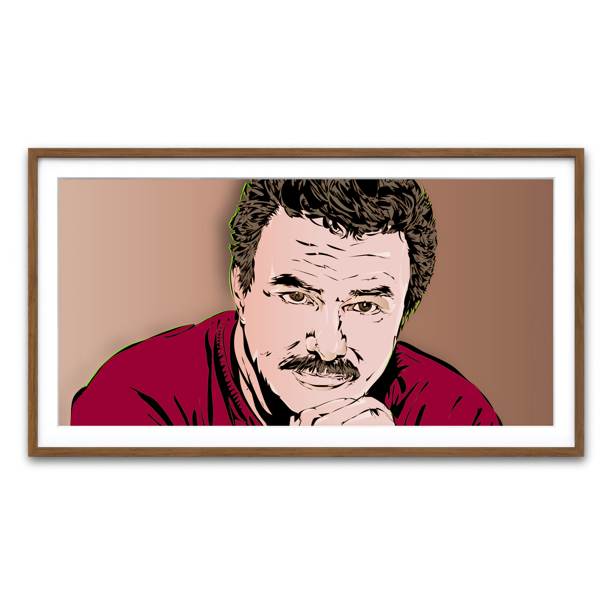 Framed Print 2x1 Walnut