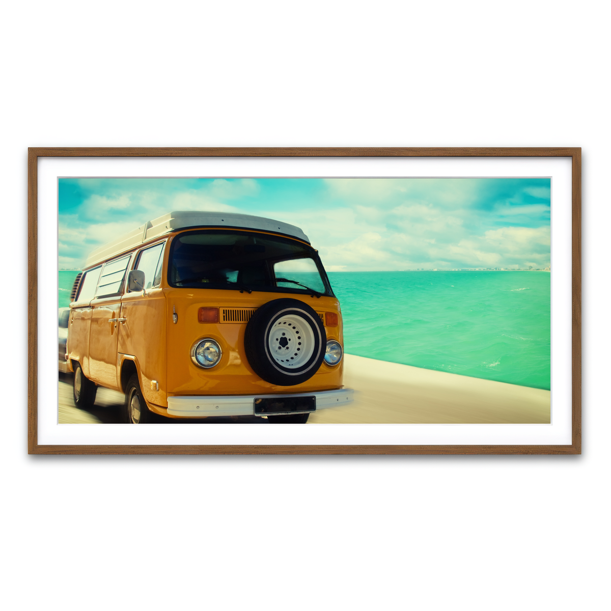 Framed Print 2x1 Walnut