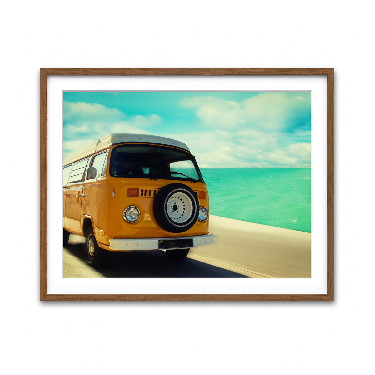 Framed Print 4x3 Walnut
