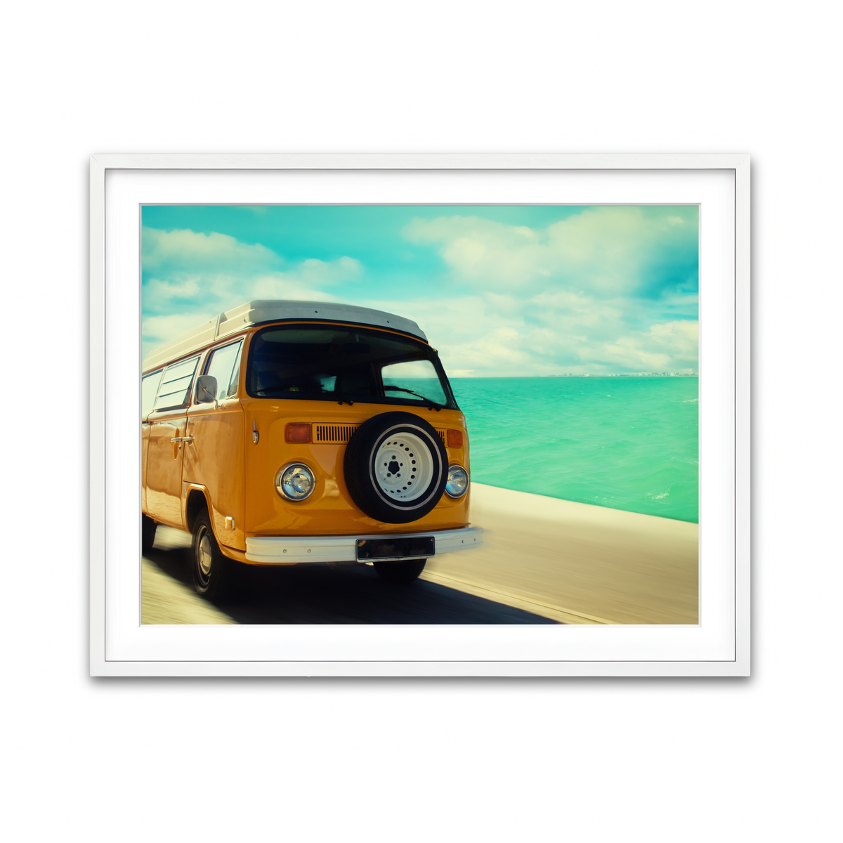 Framed Print 4x3 White