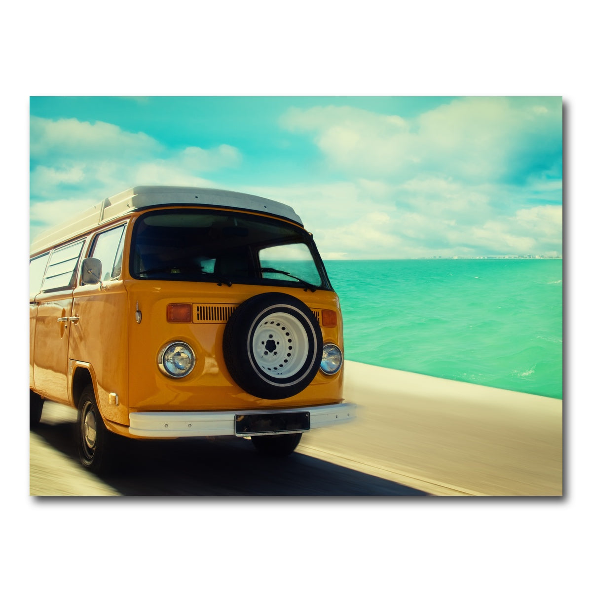 AUTO-MOCKUP WHITE | Bus by the Coast | 1 Piece | Gallery Wrap Canvas | group=4x3