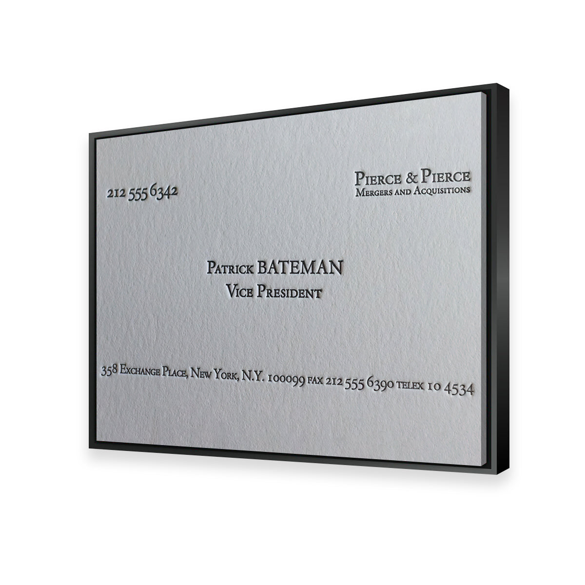 Business Card Wall Art