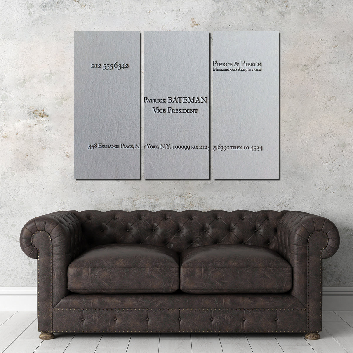 Business Card Wall Art