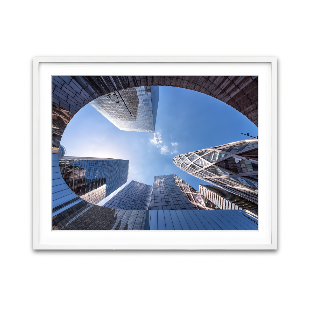 Framed Print 4x3 White