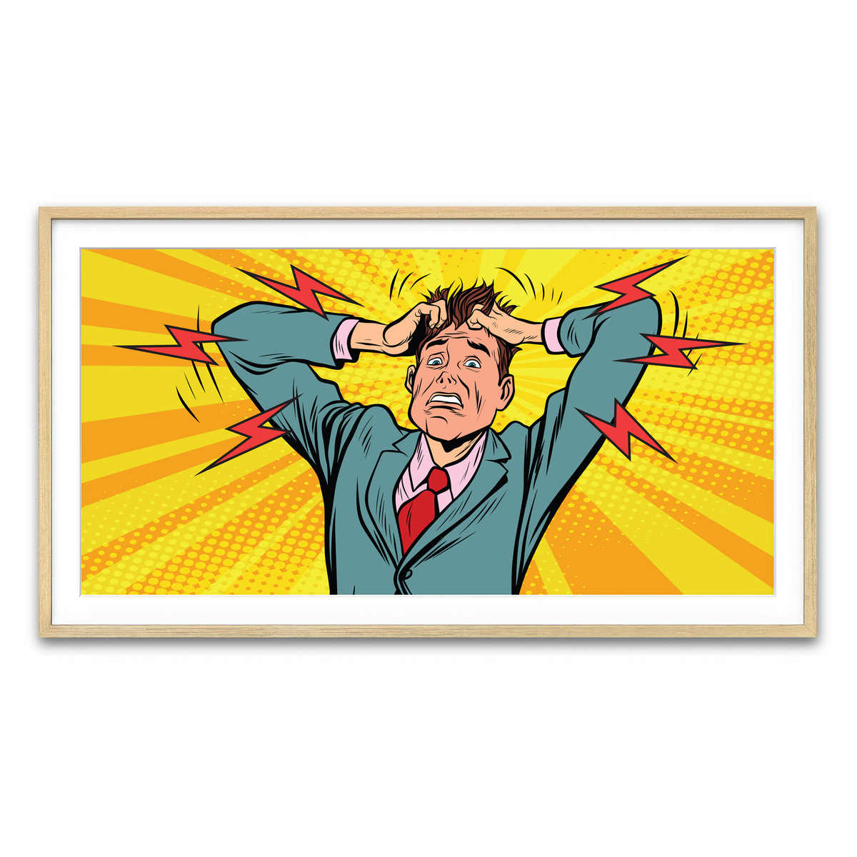 Framed Print 2x1 Natural