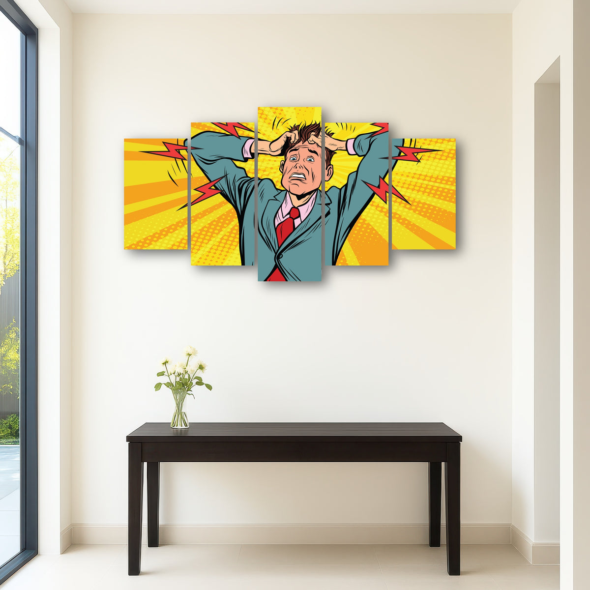 AUTO-MOCKUP ROOM | Businessman panic