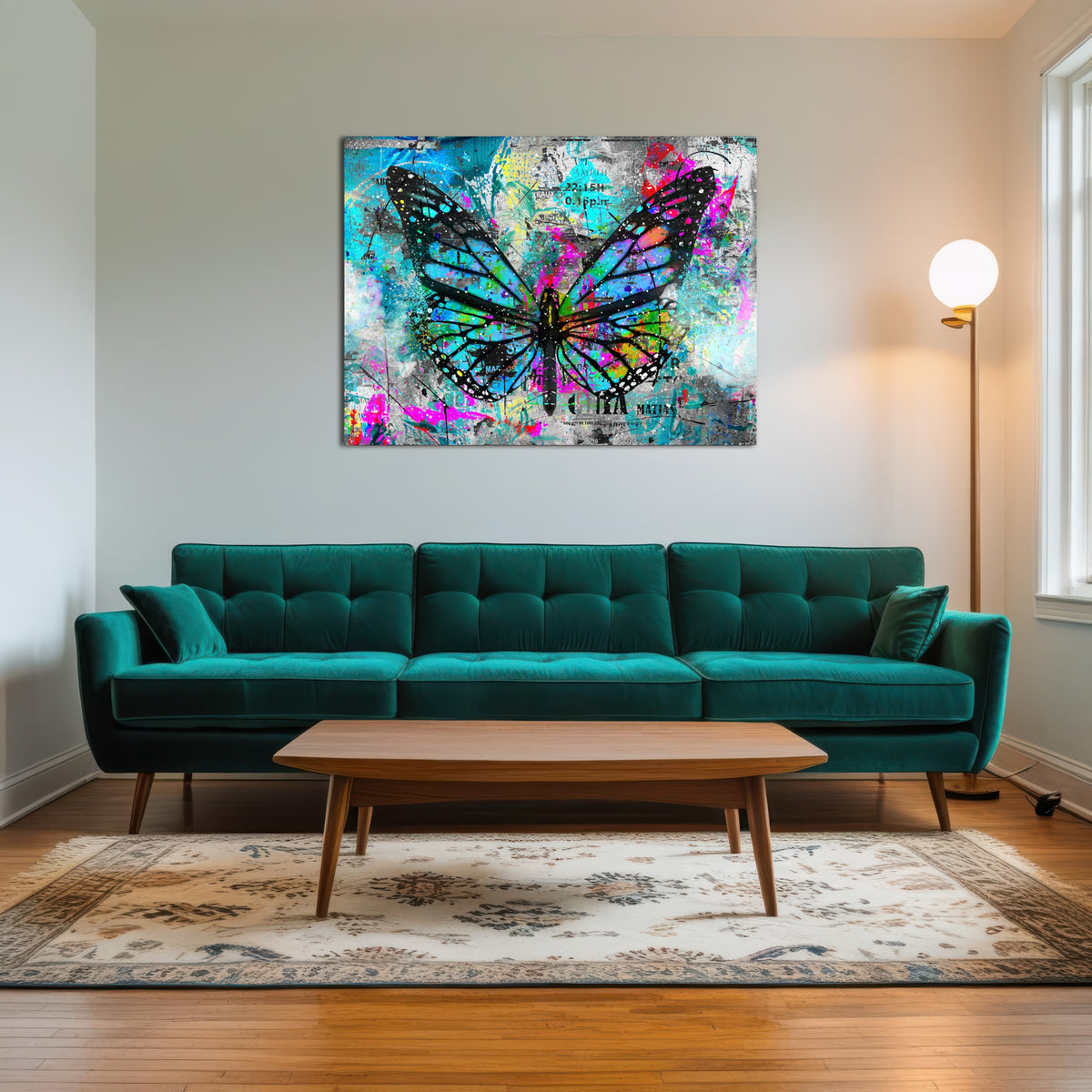 AUTO-MOCKUP ROOM | Butterfly Paint