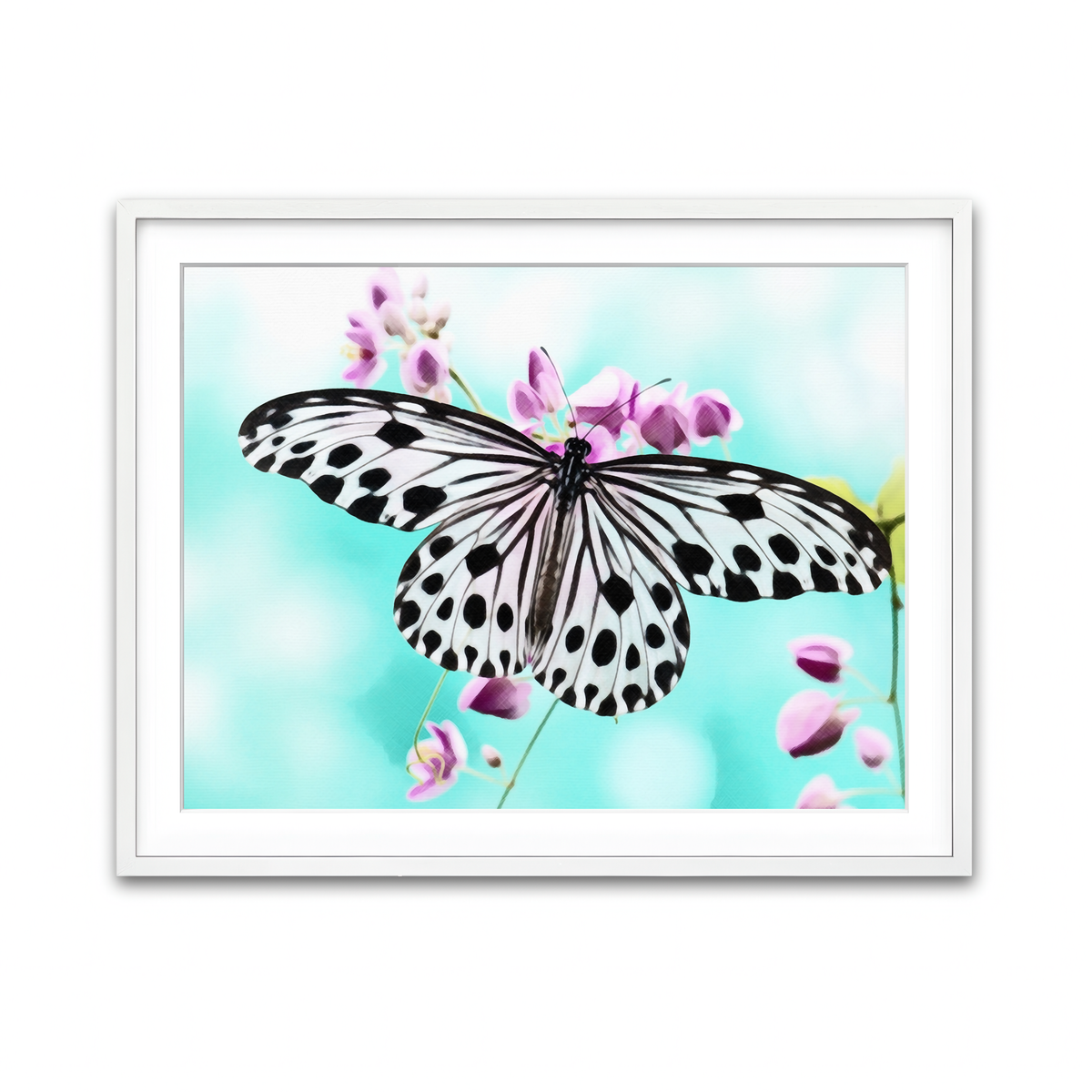 Framed Print 4x3 White