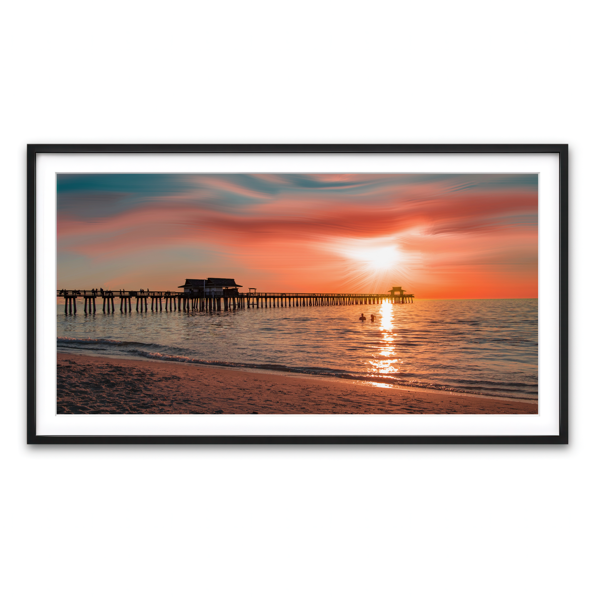 Framed Print 2x1 Black