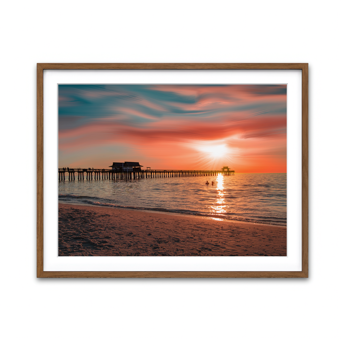 Framed Print 4x3 Walnut