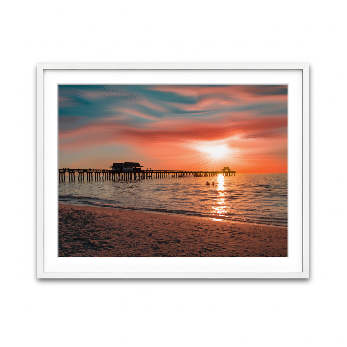 Framed Print 4x3 White