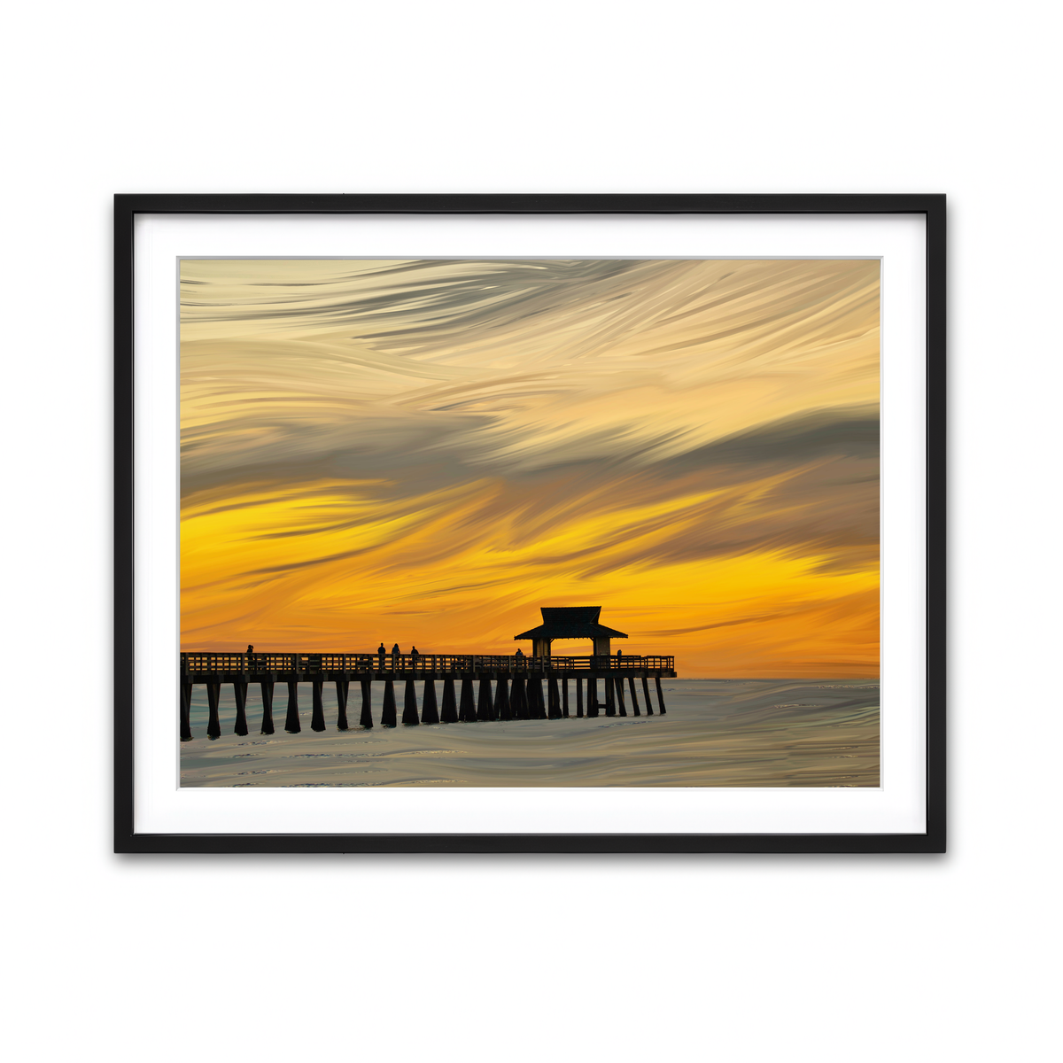 Framed Print 4x3 Black