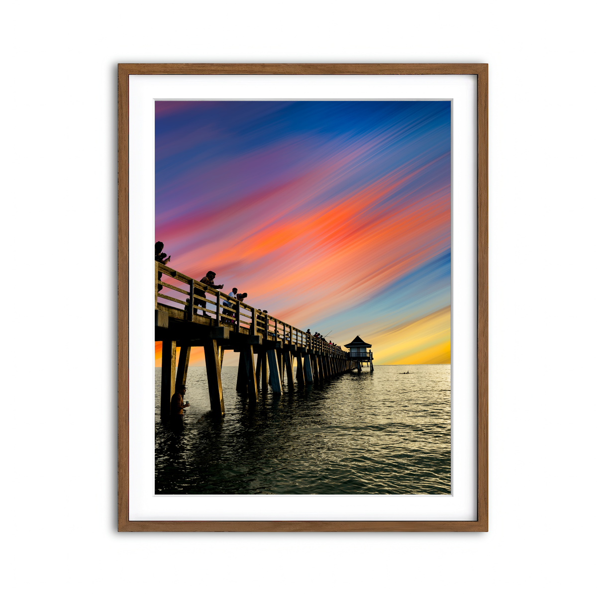 Framed Print 3x4 Walnut