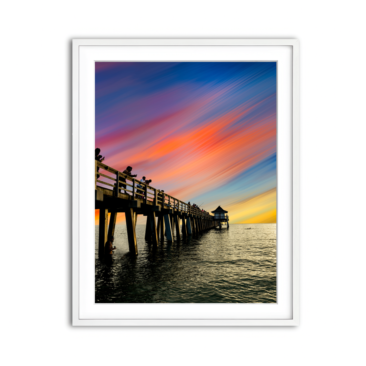 Framed Print 3x4 White