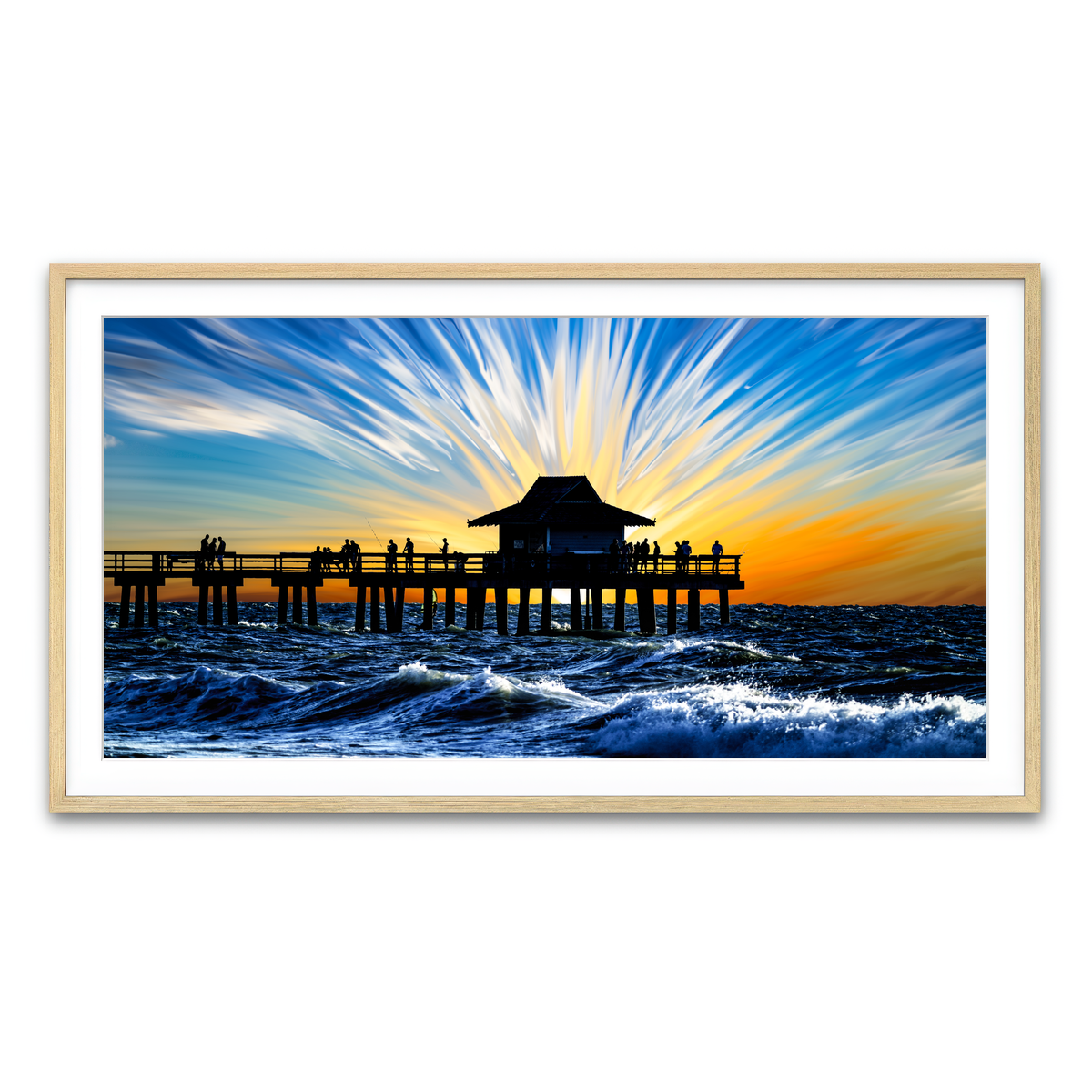Framed Print 2x1 Natural