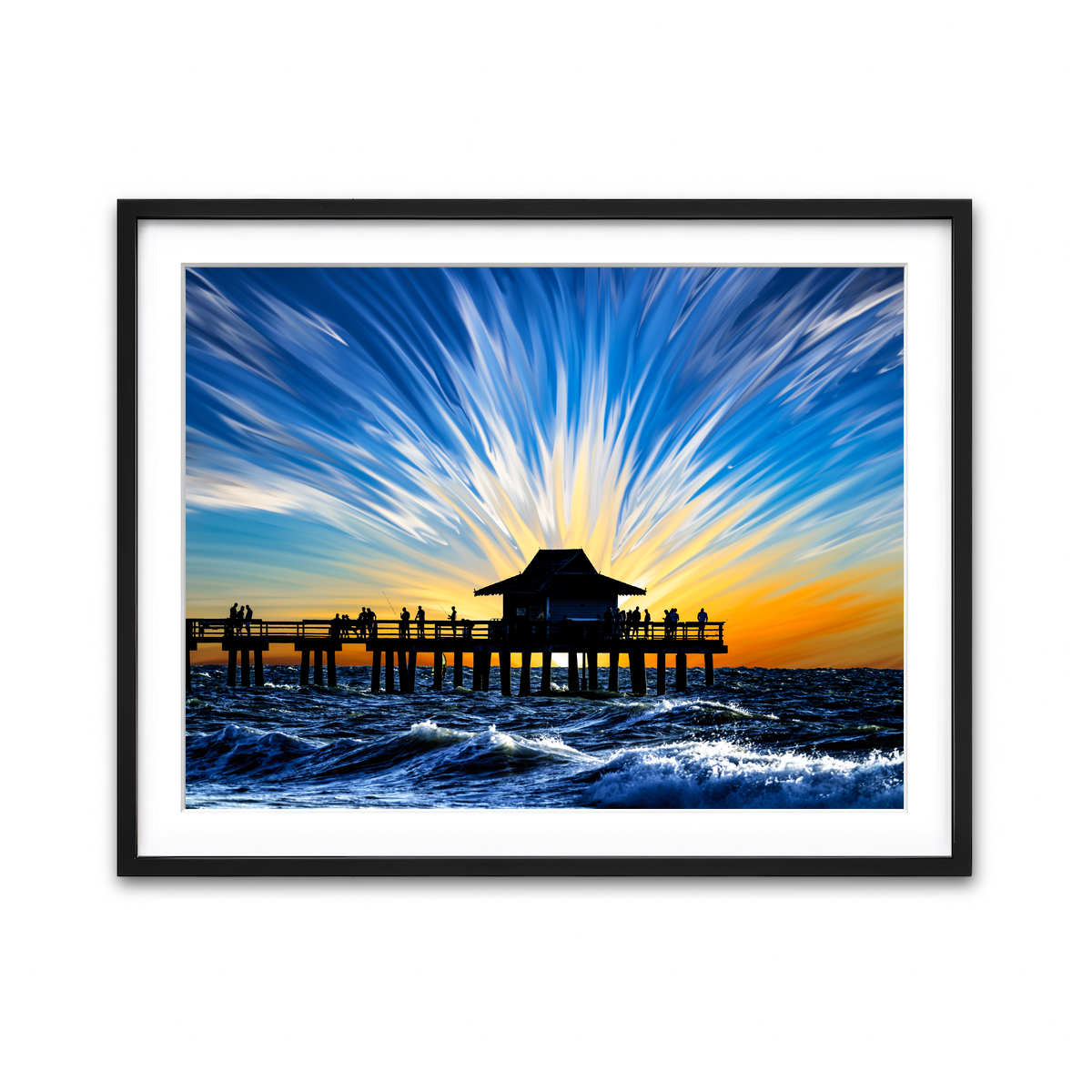 Framed Print 4x3 Black