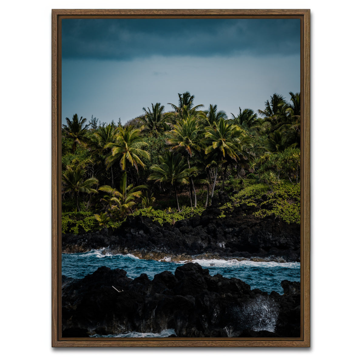AUTO-MOCKUP WHITE | By the Sea | 1 Piece | Walnut Framed Canvas | group=3x4