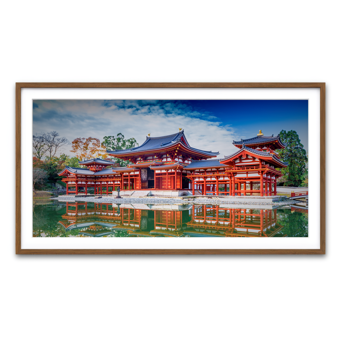 Framed Print 2x1 Walnut