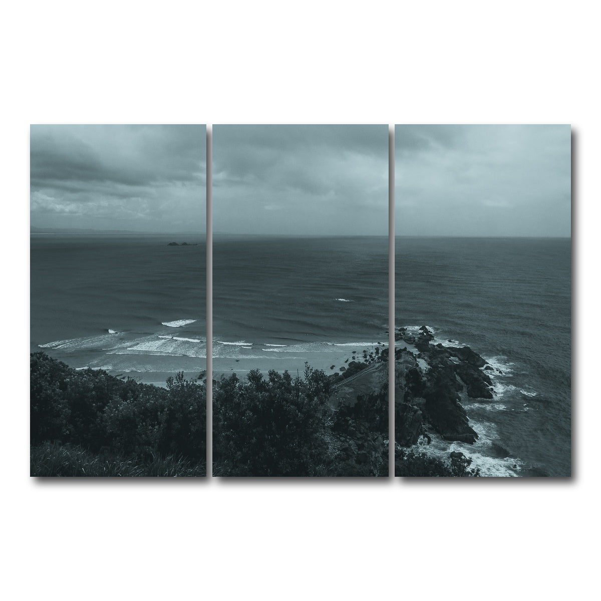 AUTO-MOCKUP WHITE | Byron Bay Surf Days | 3 Piece | Gallery Wrap Canvas | group=12x24