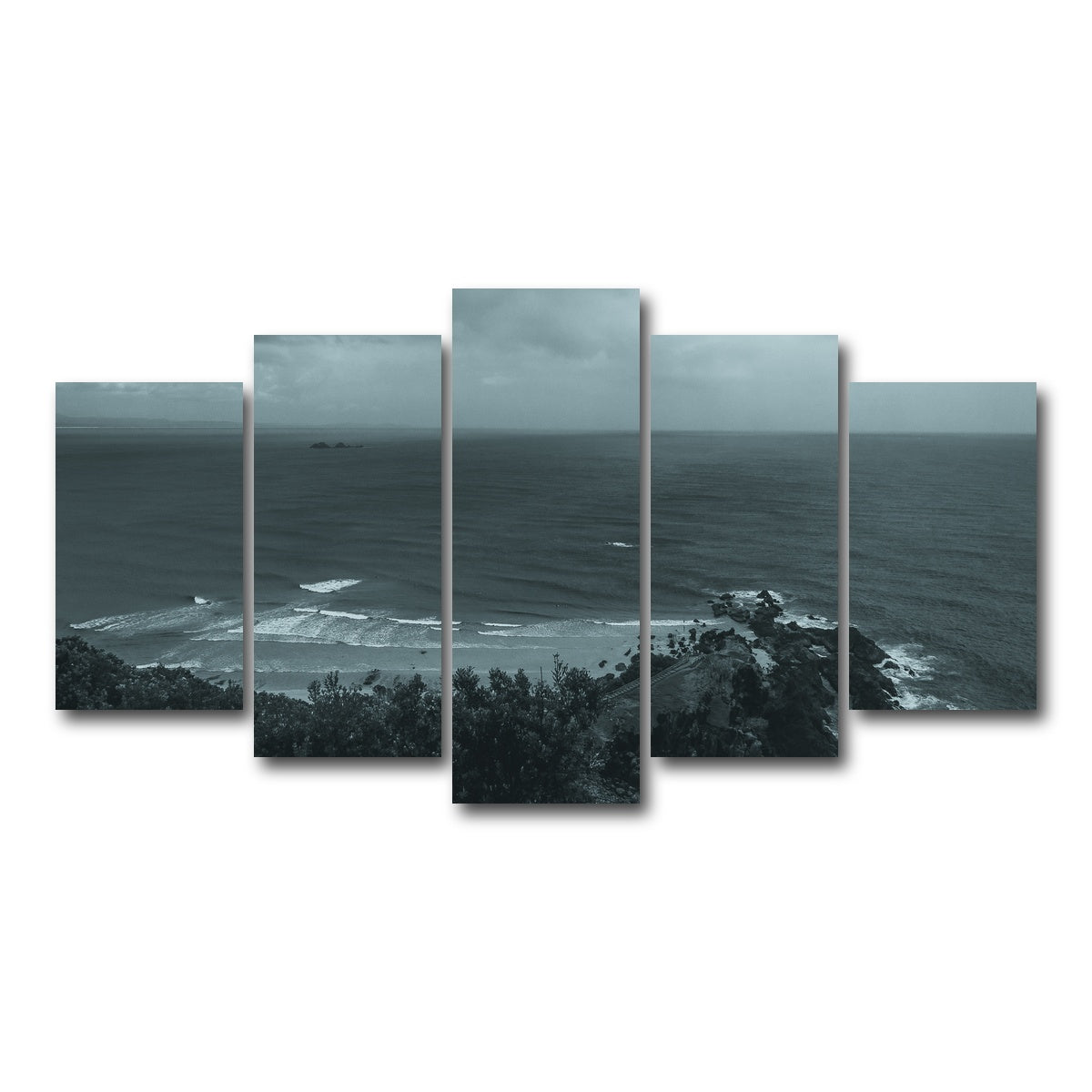 AUTO-MOCKUP WHITE | Byron Bay Surf Days | 5 Piece | Gallery Wrap Canvas | group=5_normal