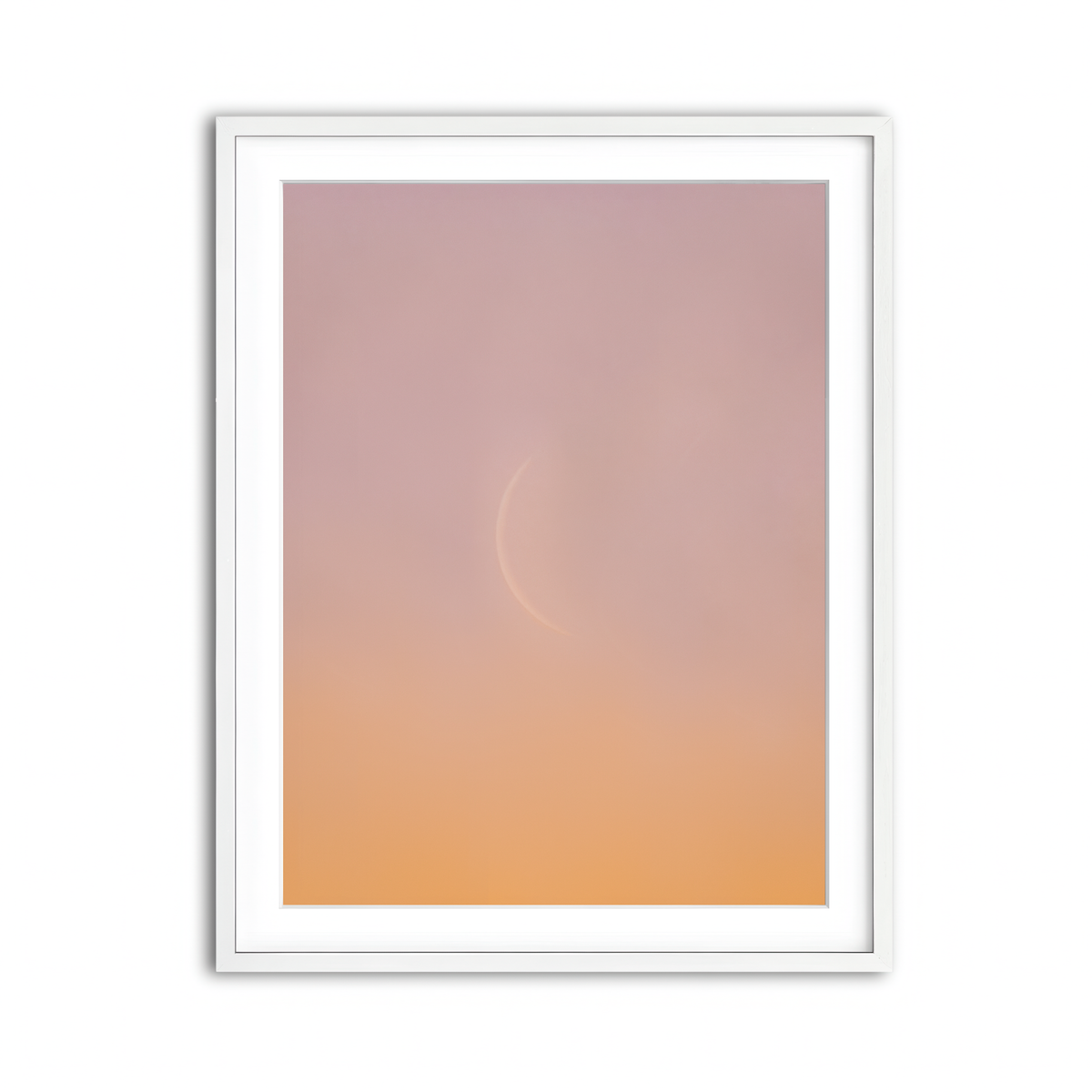 Framed Print 3x4 White