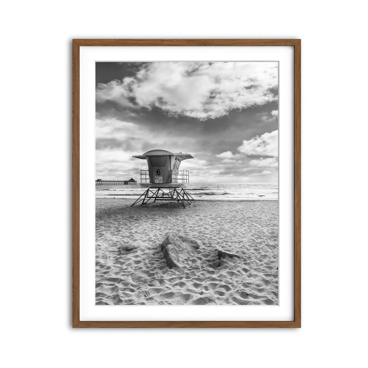 Framed Print 3x4 Walnut