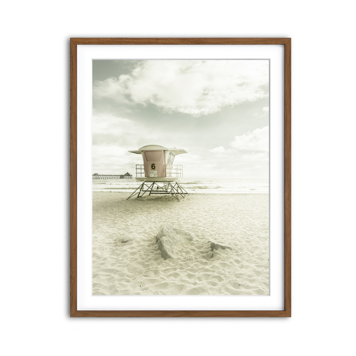 Framed Print 3x4 Walnut