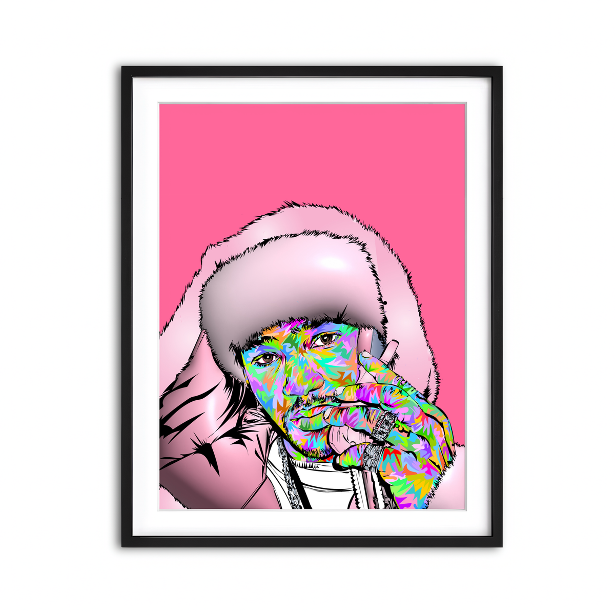 Framed Print 3x4 Black