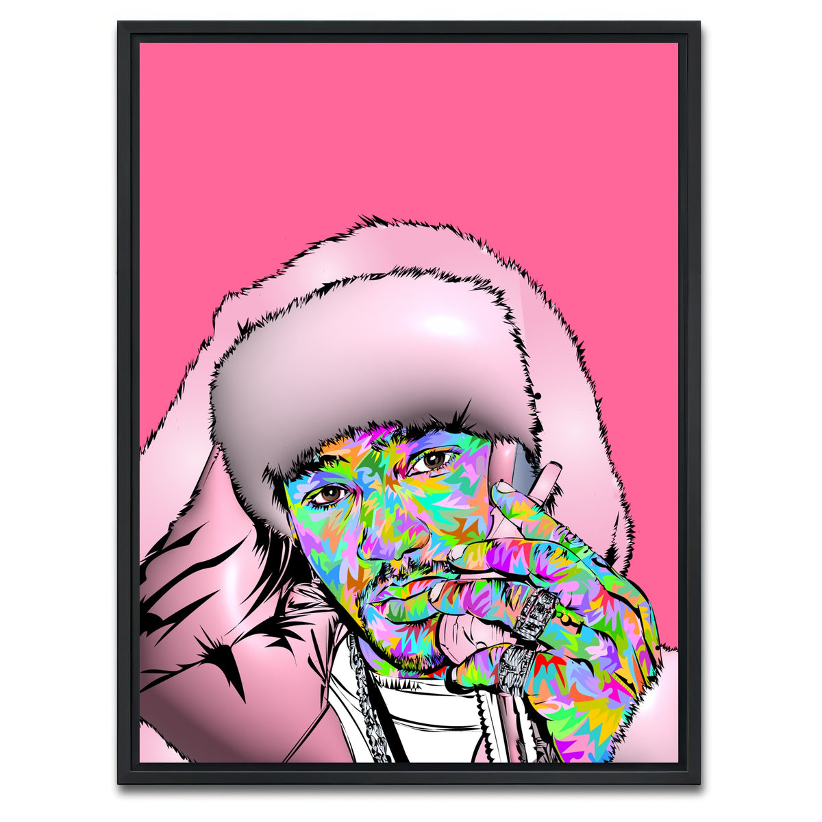 AUTO-MOCKUP WHITE | CAMRON | 1 Piece | Black Framed Canvas | group=3x4