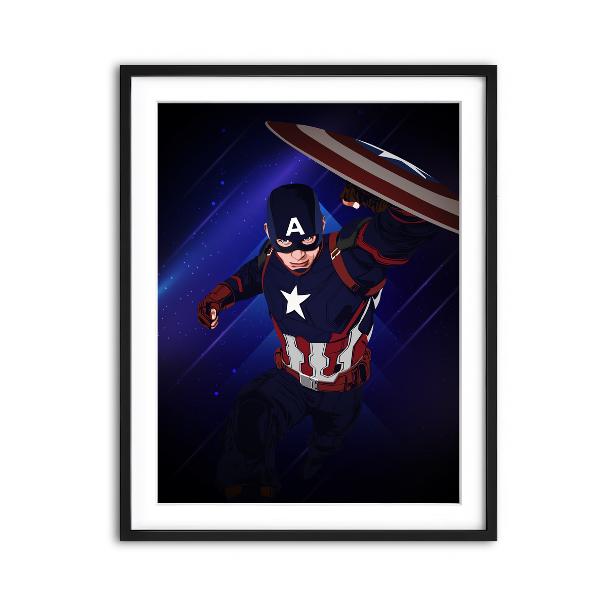 Framed Print 3x4 Black