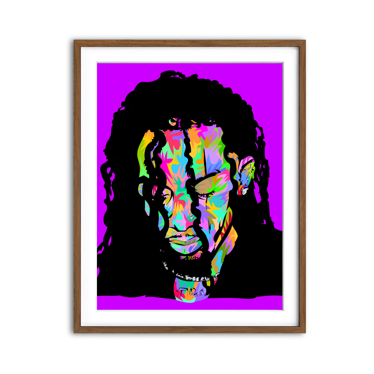 Framed Print 3x4 Walnut