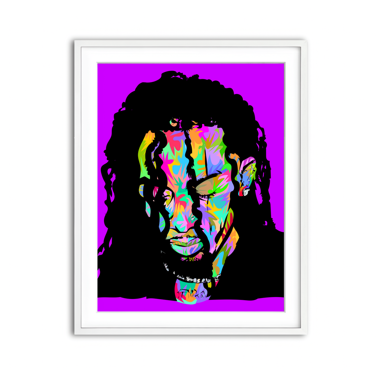 Framed Print 3x4 White